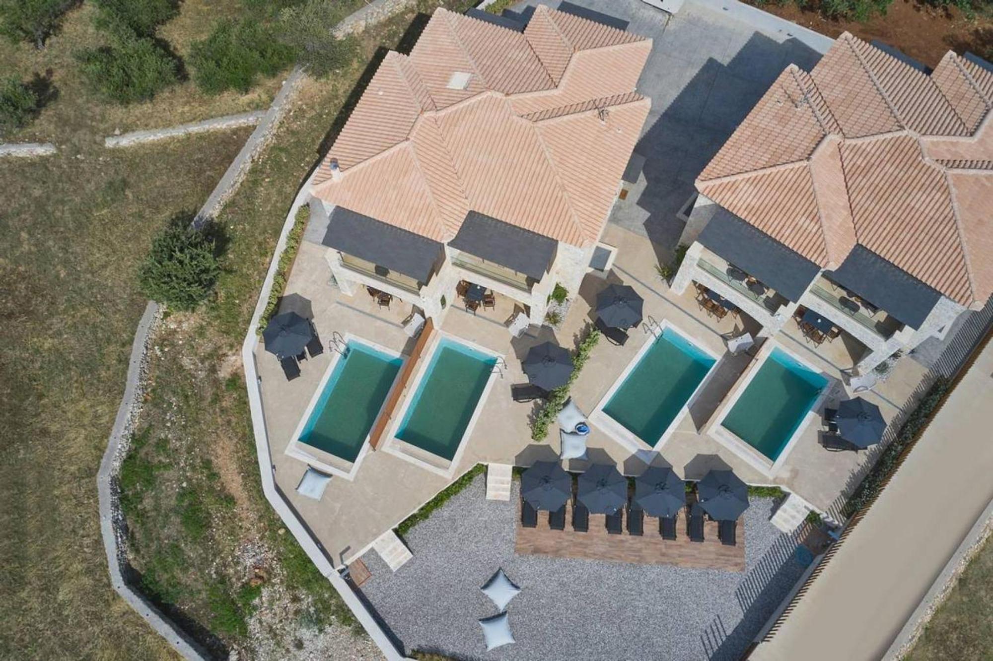 Beachfront Alassa Villas With Private Pools Kotronion  Ngoại thất bức ảnh
