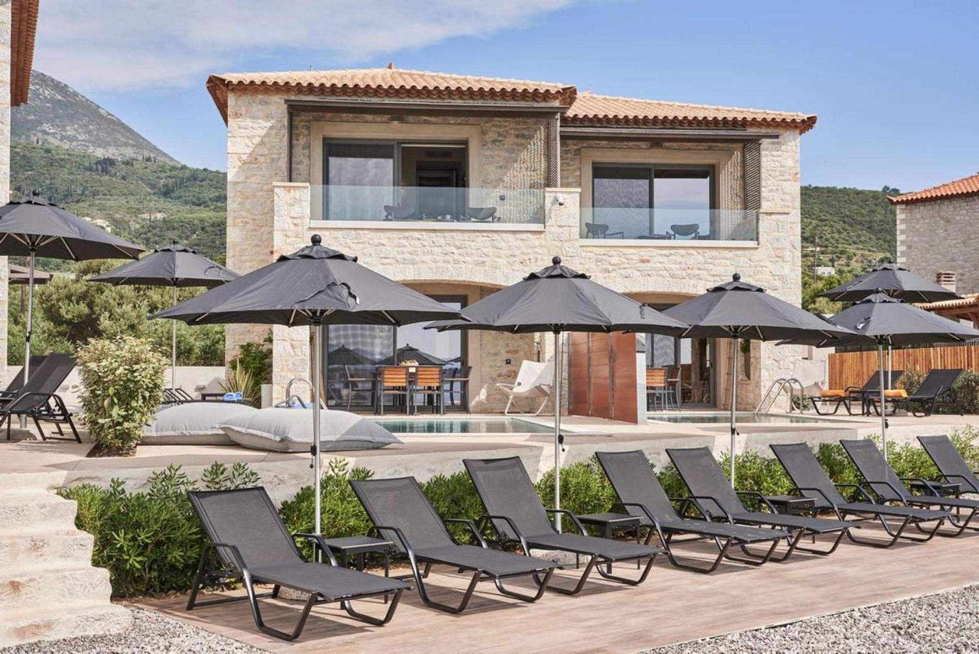 Beachfront Alassa Villas With Private Pools Kotronion  Ngoại thất bức ảnh
