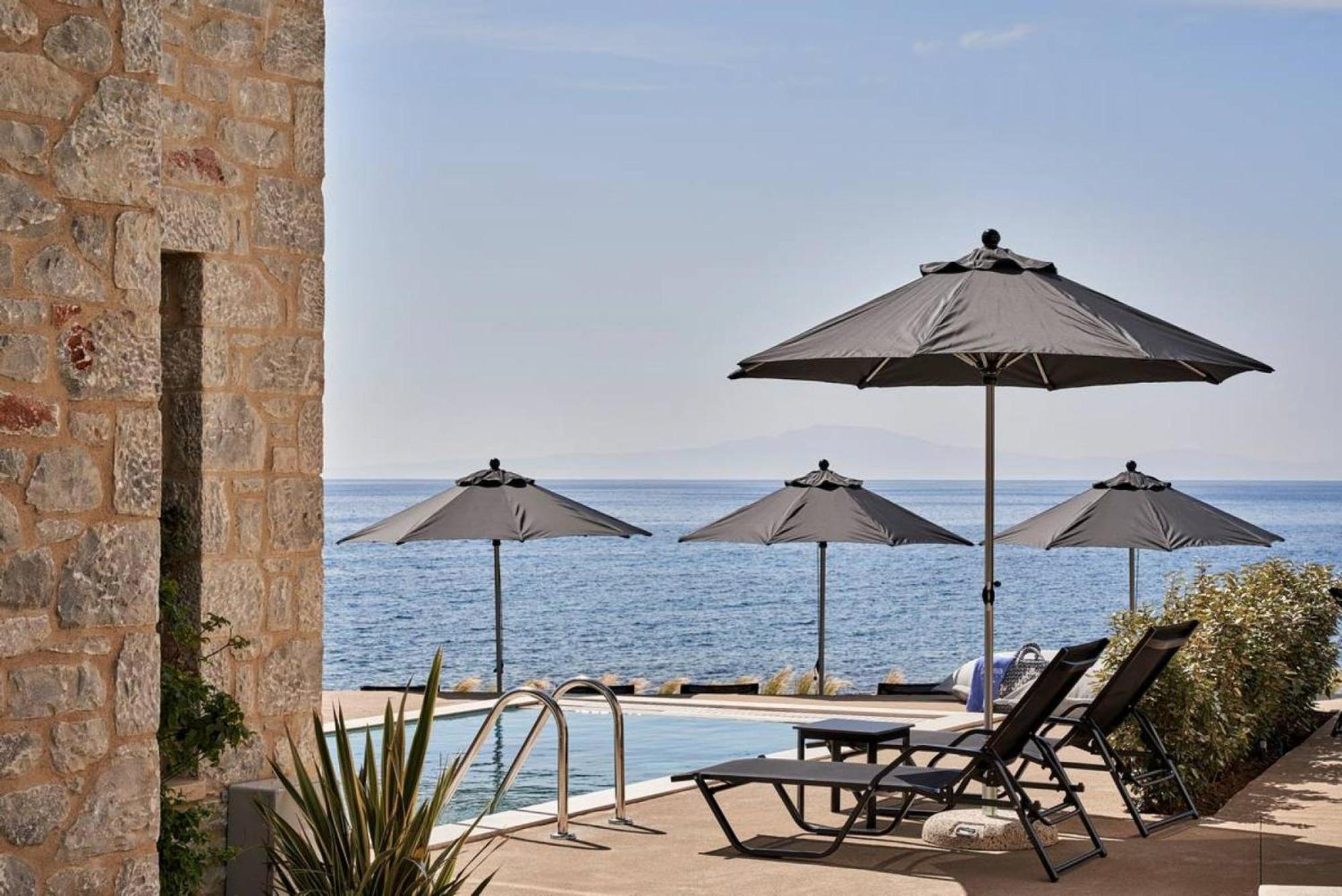Beachfront Alassa Villas With Private Pools Kotronion  Ngoại thất bức ảnh
